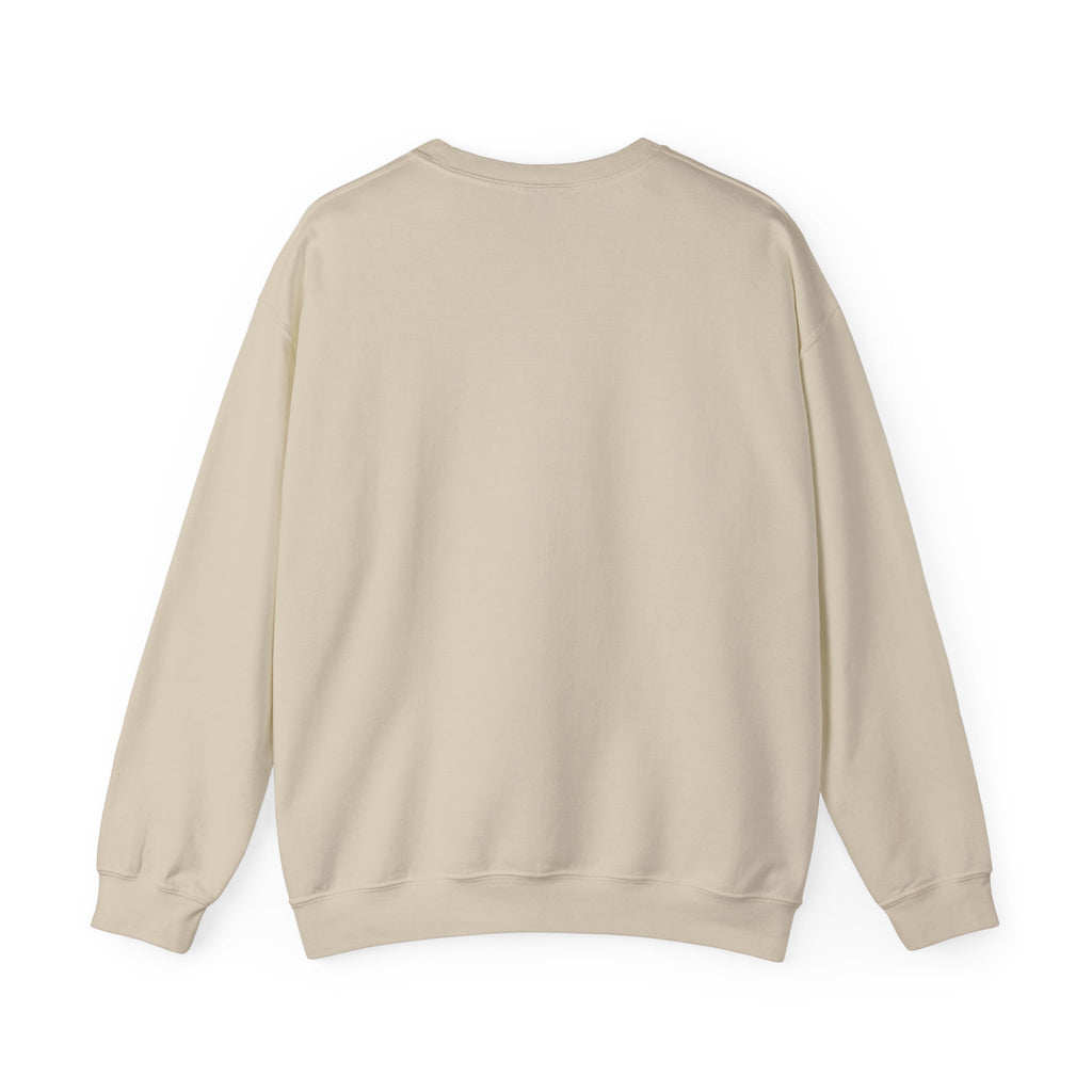 Crewneck Sweatshirt - "Just My Type" Stacked Books & Skull Gothic Design