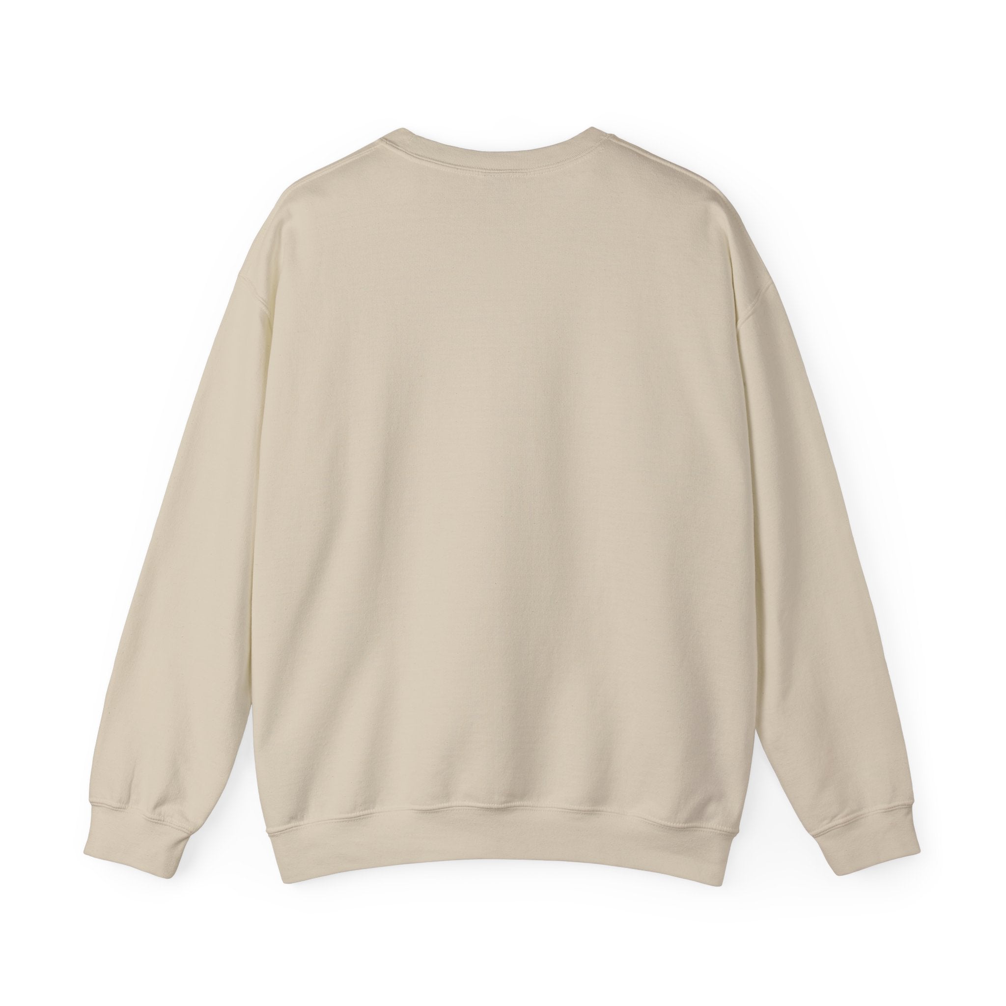 Crewneck Sweatshirt - "Just My Type" Stacked Books & Skull Gothic Design