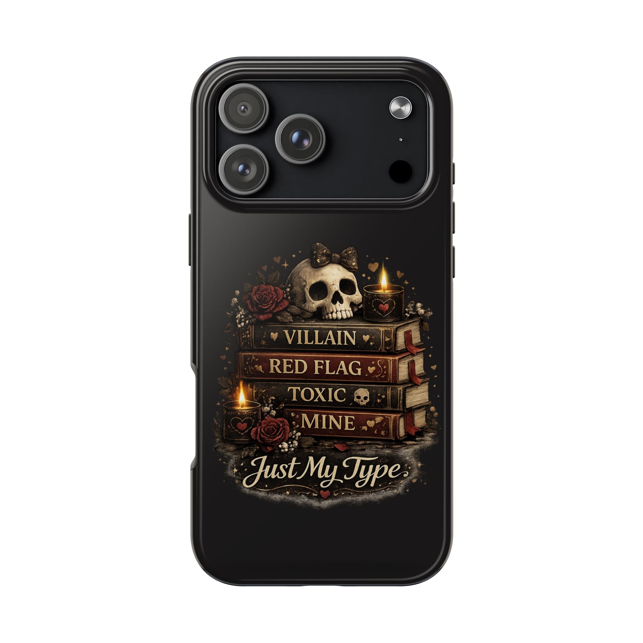 Gothic Skull 'Just My Type' Tough Phone Case