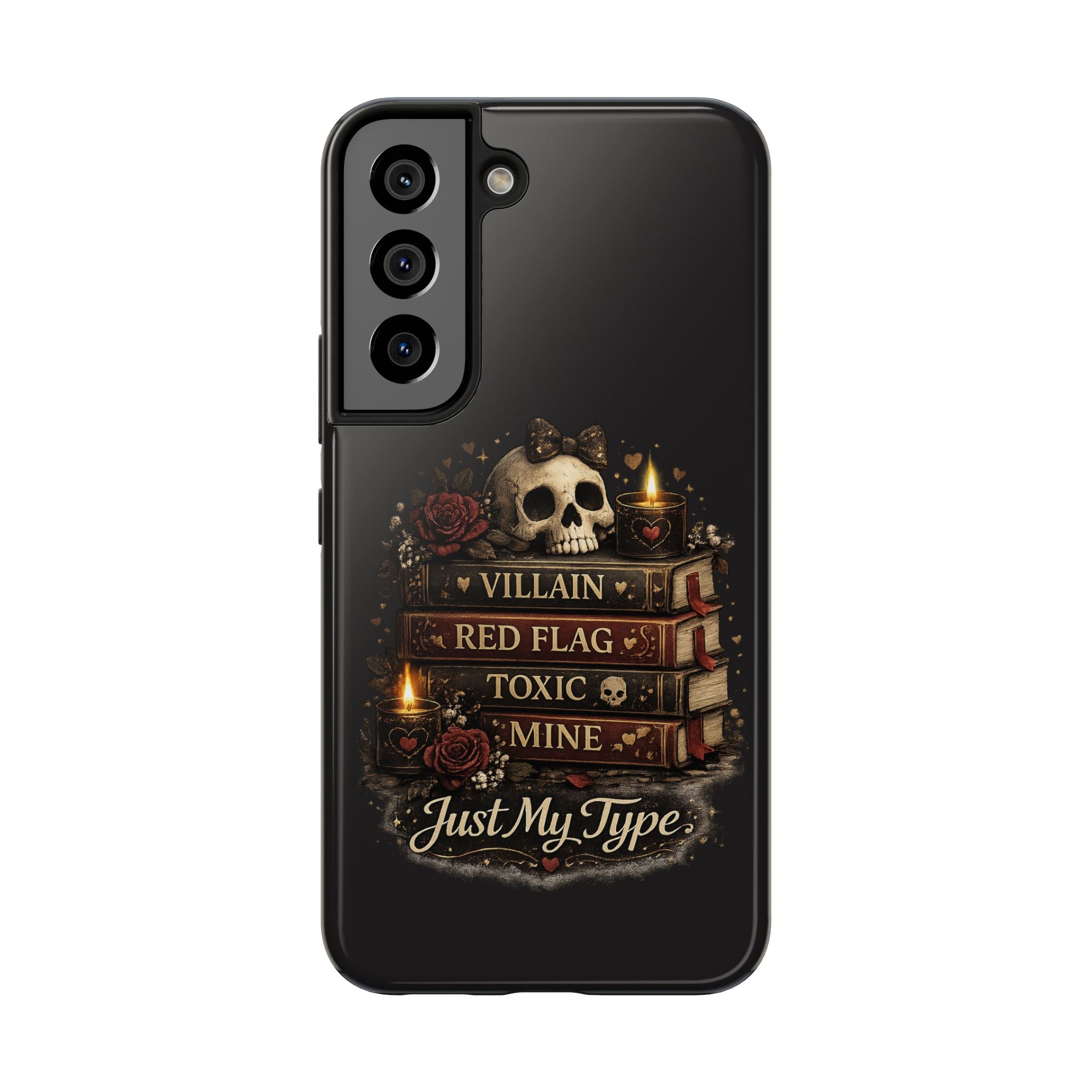 Gothic Skull 'Just My Type' Tough Phone Case
