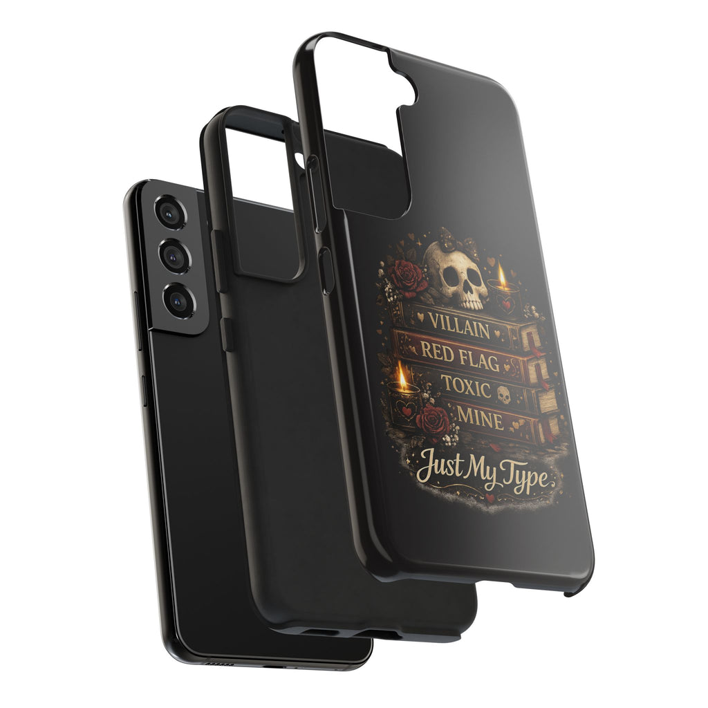 Gothic Skull 'Just My Type' Tough Phone Case