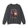 Skull Reader Sweatshirt — 'Morally Grey, Academically Blessed' Gothic Crewneck