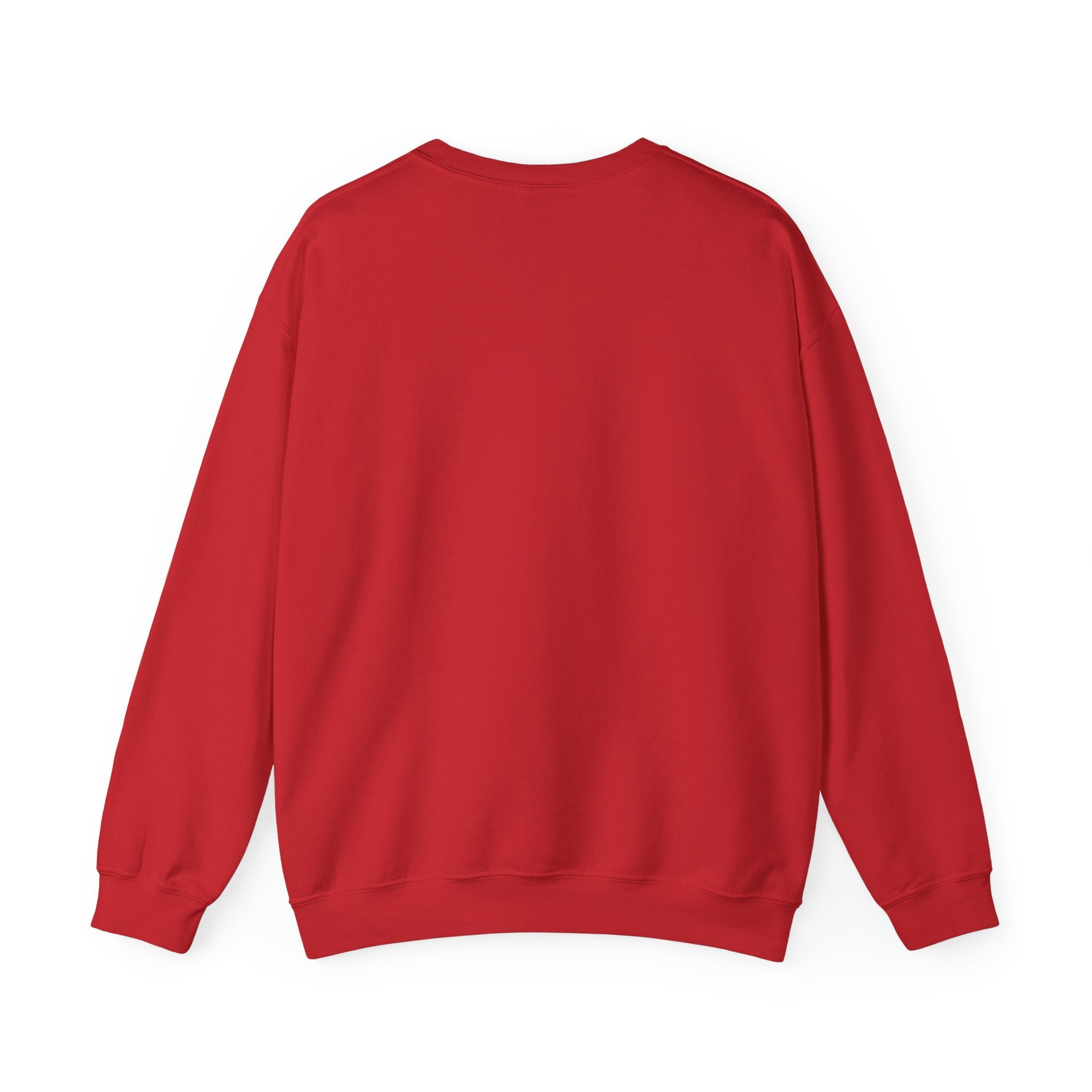 Crewneck Sweatshirt - "Just My Type" Stacked Books & Skull Gothic Design